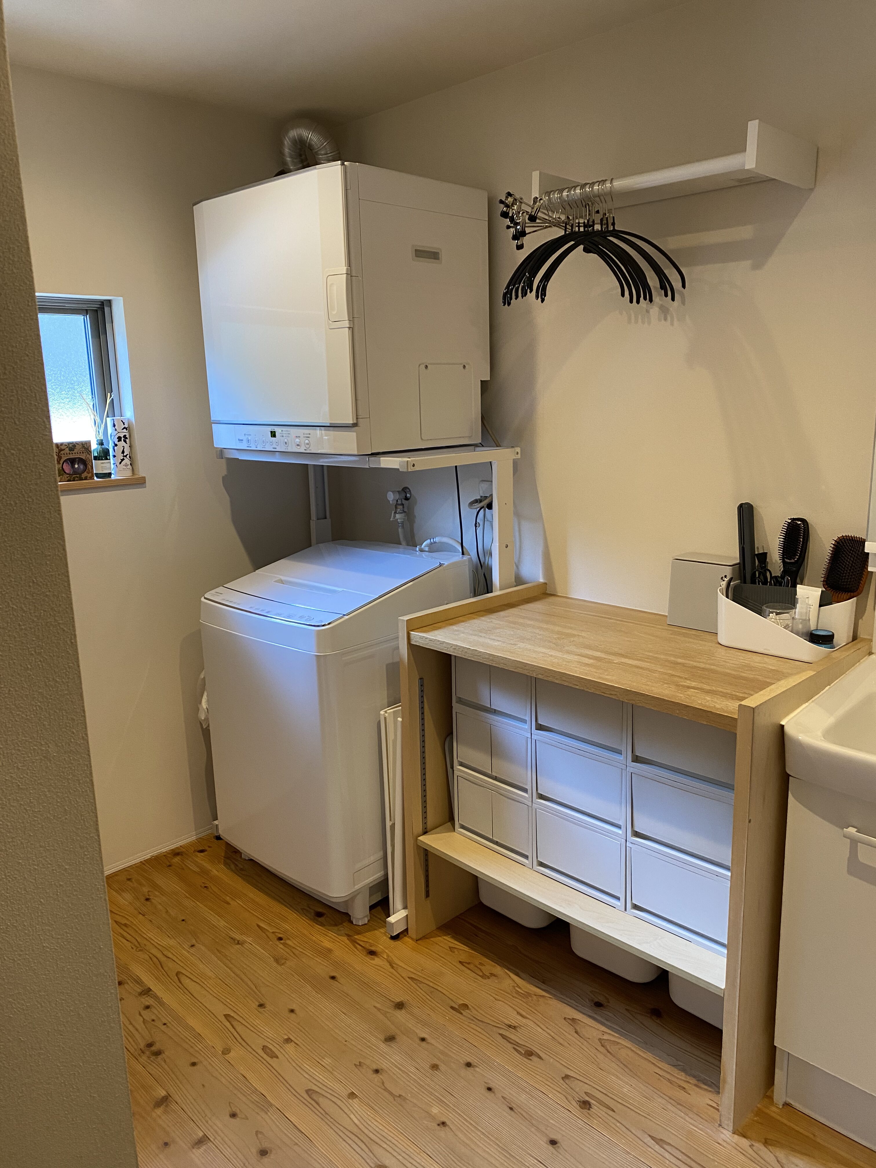 洗面脱衣場　全体像