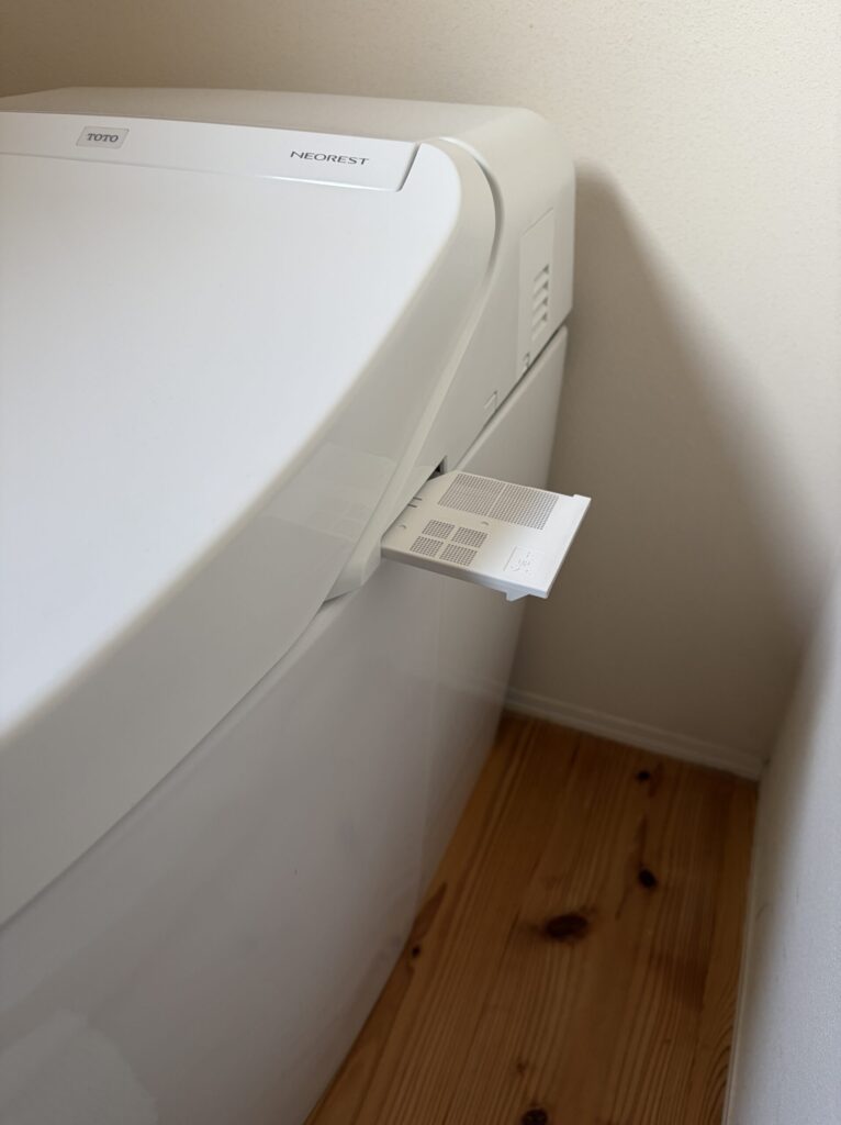 TOTO便器の脱臭フィルター