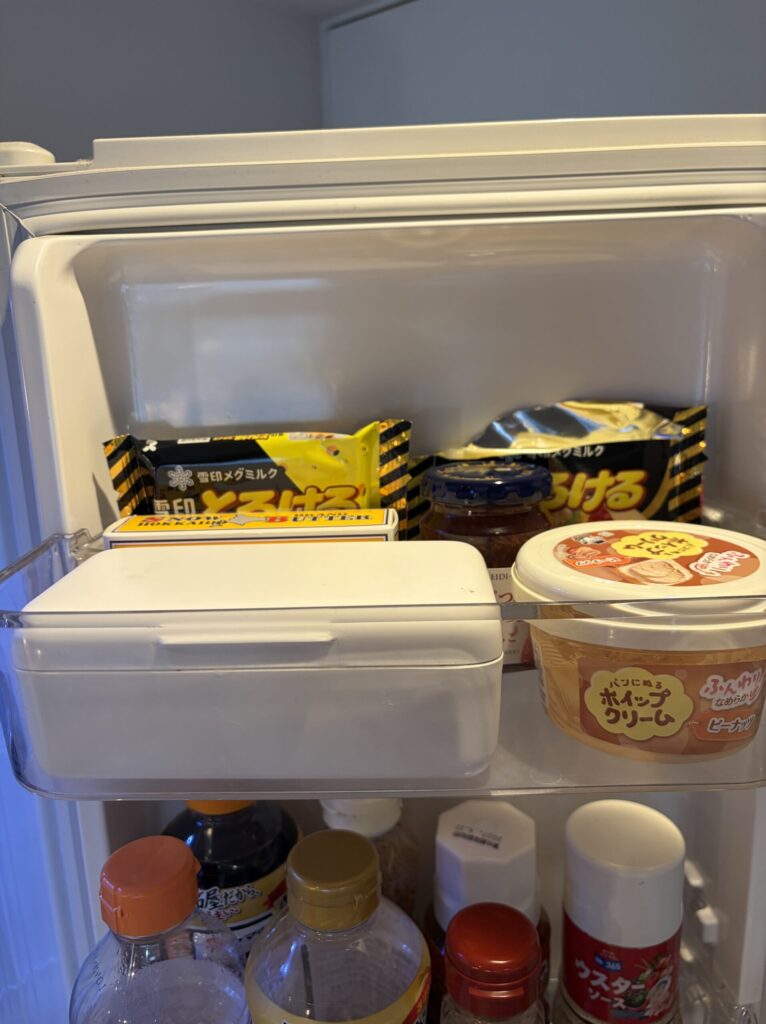 冷蔵庫右ドア 上段 朝食で使うもの 収納実例